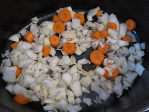 onions and carrots
